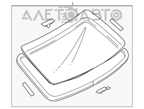 Geam spate Mazda6 03-08