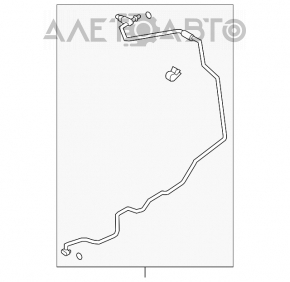 Трубка кондиционера печка-конденсер Subaru Outback 10-14 2.5 3.6