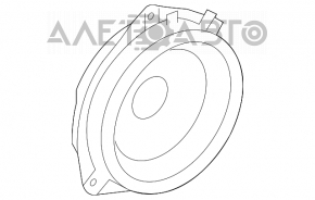 Difuzor ușă față dreapta Subaru Outback 10-14