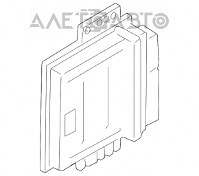 Blocul ECU al calculatorului motorului Nissan Rogue 07-12