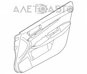 Обшивка двери карточка передняя правая Subaru Outback 10-14