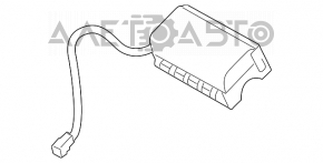 Подушка безопасности airbag пассажирская в торпеде Subaru Outback 10-14