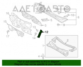 Площадка для отдыха ноги Subaru Outback 10-14