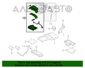 Накладка шифтера КПП Subaru Outback 10-14