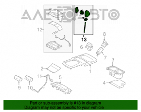 Maneta cutiei de viteze Subaru Outback 10-14