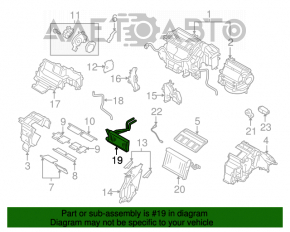 Evaporator Subaru Outback 10-14