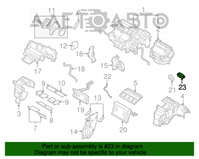 Supapa de control a aerului conditionat pentru Subaru Outback 10-14