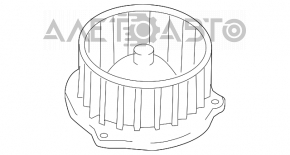 Мотор вентилятор печки Subaru Outback 10-14