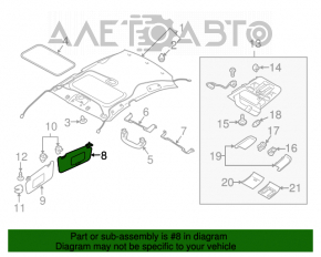 Capota dreapta Subaru Outback 10-14 gri.