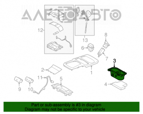 Suport de pahar Subaru Outback 10-14