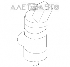 Motorul stropitorului de parbriz spate pentru Subaru Outback 10-14