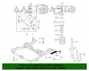 Capacul de protecție a roții din față, stânga spate, pentru Subaru Outback 10-14