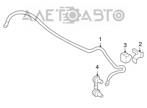 Biela stabilizatoare spate dreapta Subaru Legacy 15-19 nou original OEM