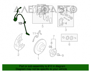 Senzor ABS dreapta fata Subaru Outback 10-14