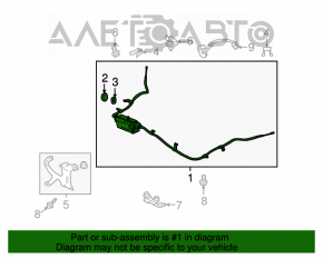 Mecanismul frânei de staționare pentru Subaru Outback 10-12