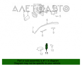 Senzor airbag frontal stânga Mercedes W211 E350