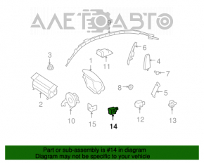 Senzor airbag frontal stânga Mercedes X164 GL