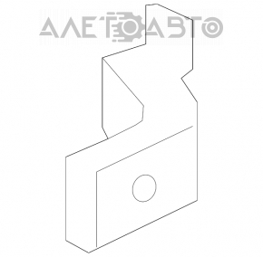 Buclele ușii inferioare din spate dreapta pentru Infiniti G25 G35 G37 4d 06-14.