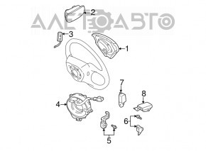 Senzor airbag usa stanga Lexus RX300 98-03