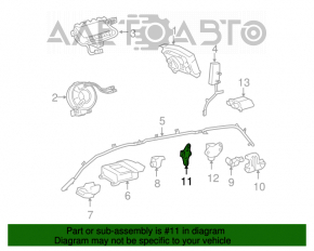 Senzor airbag dreapta față Toyota Sienna 04-10