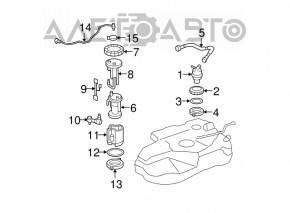 Pompa de combustibil pompa de combustibil Lexus RX300 RX330 04-06 noua originala OEM