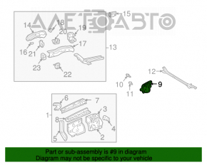 Protecția motorului, arc stânga, Lexus RX300 RX330 04-06