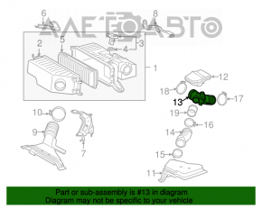 Conducta de aer Lexus RX400H 06-09 mare.