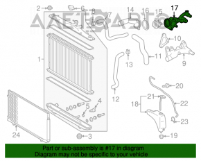 Корпус термостата Toyota Avalon 13-18 3.5 2GR-FE