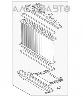 Radiator racire cu apa Lexus ES350 07-12 nou original OEM