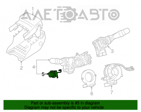 Joystick-ul de reglare a volanului pentru Lexus GS300 GS350 GS430 GS450h 06-11.