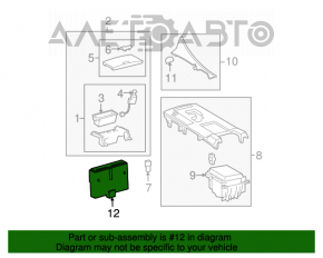 Butoanele de control pentru încălzirea scaunelor Lexus ES350 07-12 cu capac