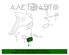 Capacul rezervorului de combustibil Lexus IS250 IS300 IS350 06-13