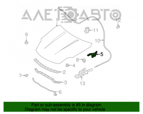 Capota stângă a Nissan 350z