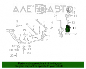 Arc spate dreapta pentru Lexus ES300 ES330