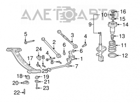 Arc spate dreapta pentru Lexus ES300 ES330