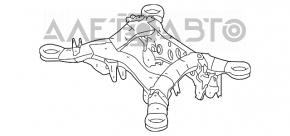 Подрамник задний Mercedes W164 ML X164 GL порваны 4 С/Б