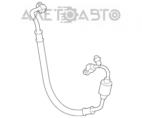 Tubul de aer condiționat, compresorul și radiatorul pentru prima generație Toyota Camry v40 3.5