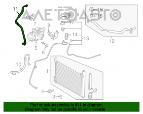 Compresorul cuptorului de aer condiționat pentru Toyota Prius 30 10-15, tip 1.