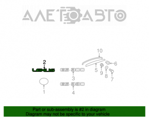 Эмблема надпись LEXUS крышки багажника Lexus ES300 ES330 01-06