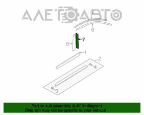 Capac usa spate stanga Mazda6 03-08