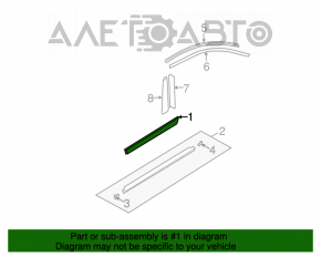 Capac usa spate inferioara stanga Mazda6 03-08