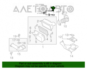 Contor de aer Mazda6 09-13 2.5