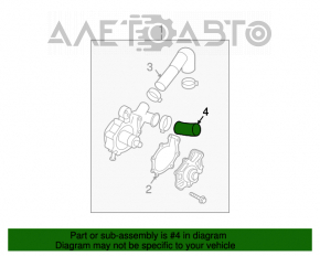 Патрубок охлаждения нижний Mazda6 03-08 2.3