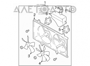 Rezervor de expansiune pentru răcire Mazda6 03-08 2.3 fără capac