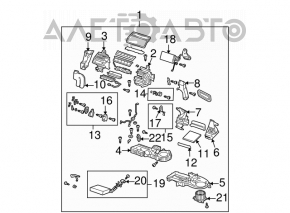 Радиатор отопителя печки Mazda6 03-08