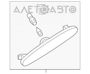 Reflectorul de coliziune din față stânga pentru Mazda6 03-08.