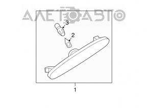 Reflectorul de coliziune din față stânga pentru Mazda6 03-08.