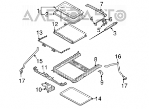 Capacul portbagajului pentru Mazda6 03-08 nu este original, are 375mm-810mm, zgârieturi.