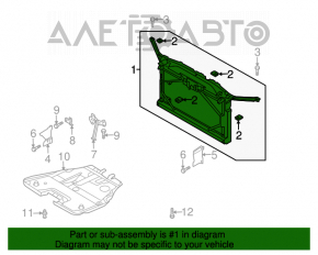 Televizorul panoul frontal al radiatorului Mazda6 03-08