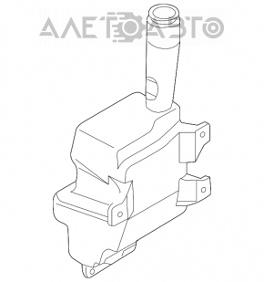 Бачок омывателя Mazda6 03-08 без крышки и датчика